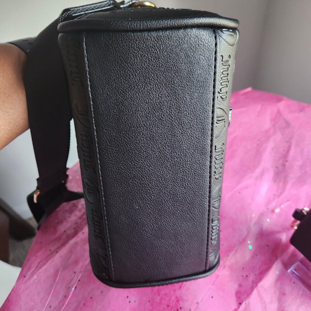 Juicy Couture NWT Semi Charmed Mini Black Bag and pouch 4Pc Satchel set - Picture 8 of 9